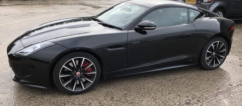 Jaguar F-Type front & rear parking cameras. front heated seats.