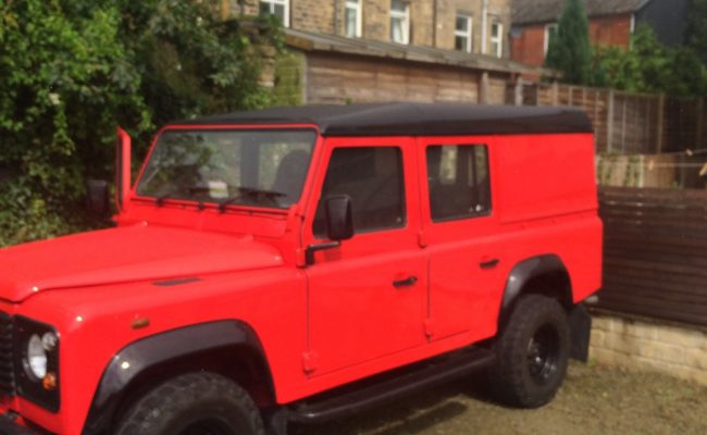 red-landrover-defender