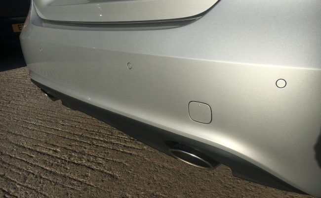 Steelmate-rear-parking-sensors-silver-mercedes
