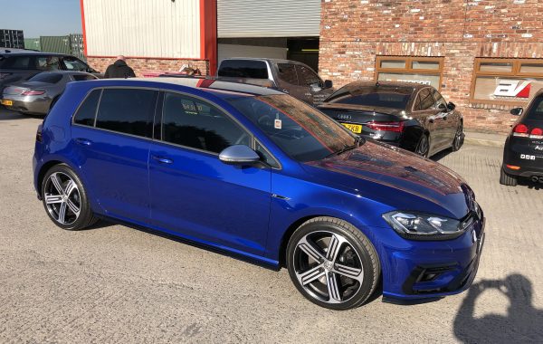 VW Golf R front and rear dash cam