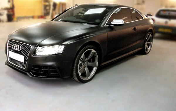 Audi RS 5 Satin Black Vehicle Wrap