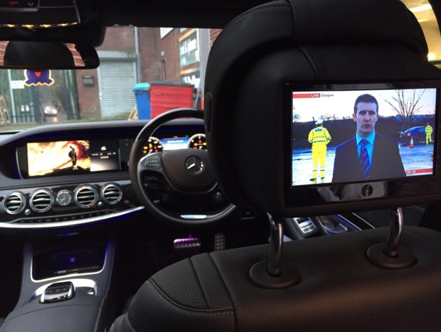 “2015” Mercedes S Class Rear DVD Package