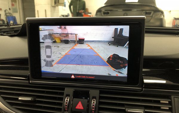 Audi RS6 reverse camera.