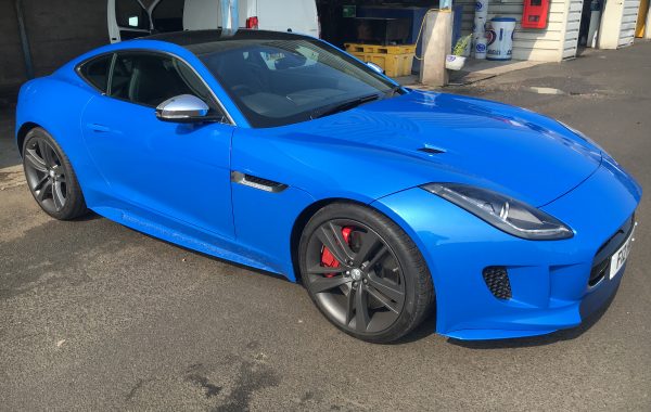 Jaguar F-Type front parking sensors
