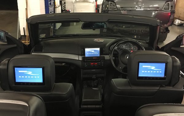 BMW E46 Cab rear entertainment package
