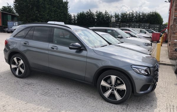 Mercedes GLC front and rear parking sensors.