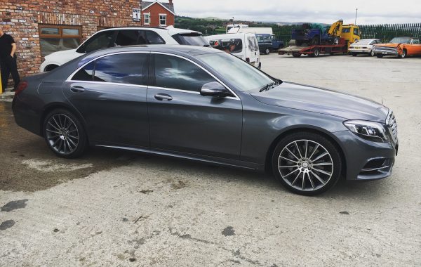 Mercedes S Class rear dvd package