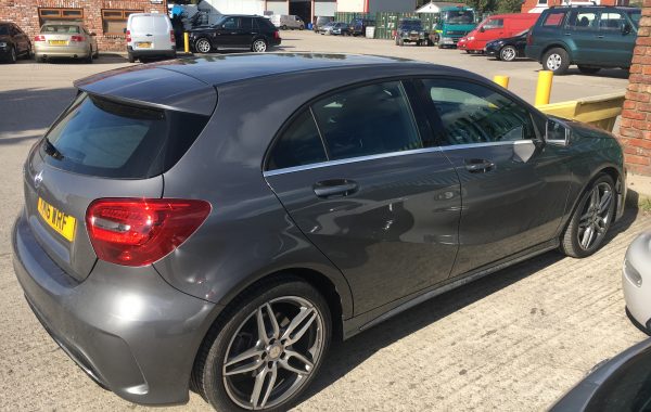 Mountain Grey Mercedes A Class rear parking sensors